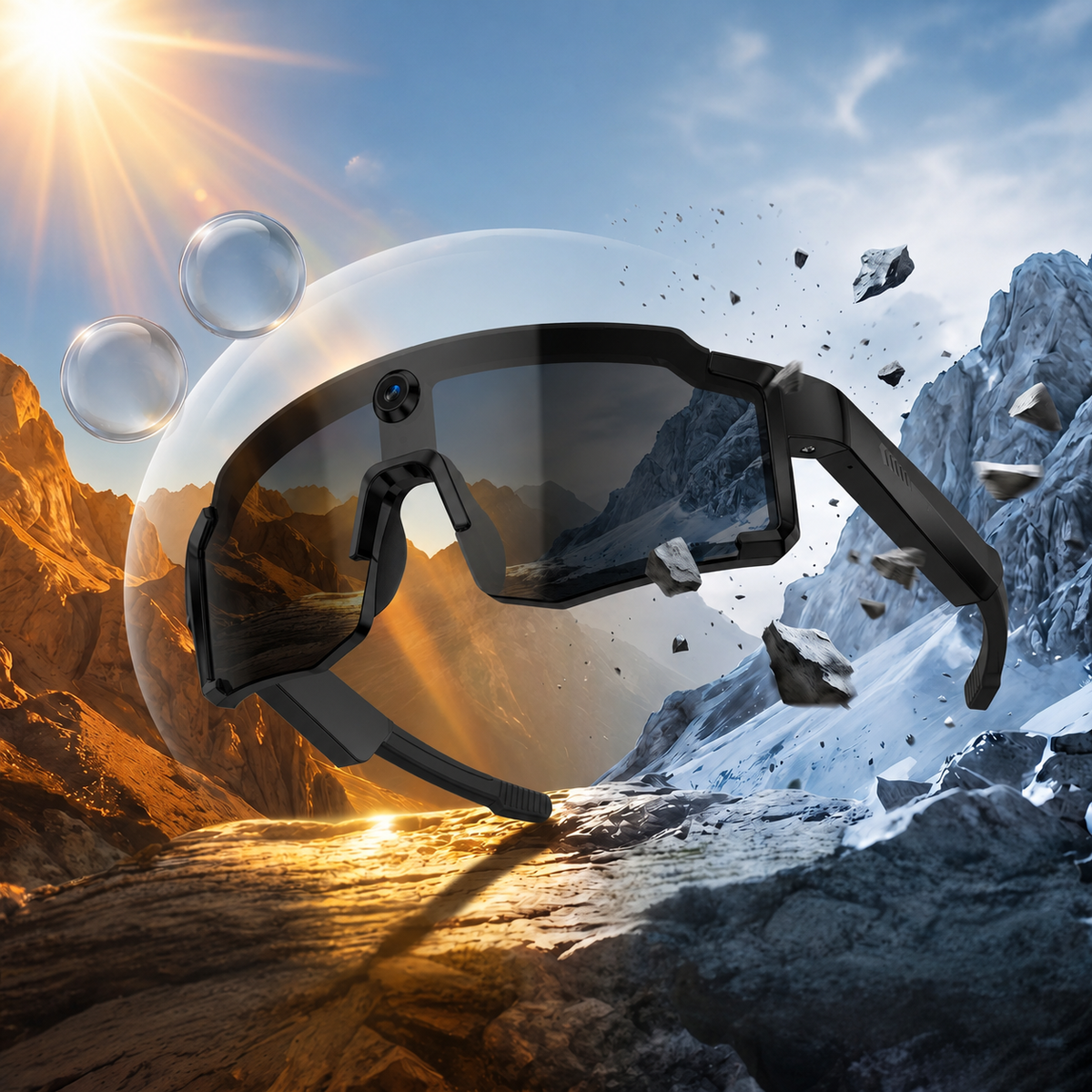 Built to face
bright conditions