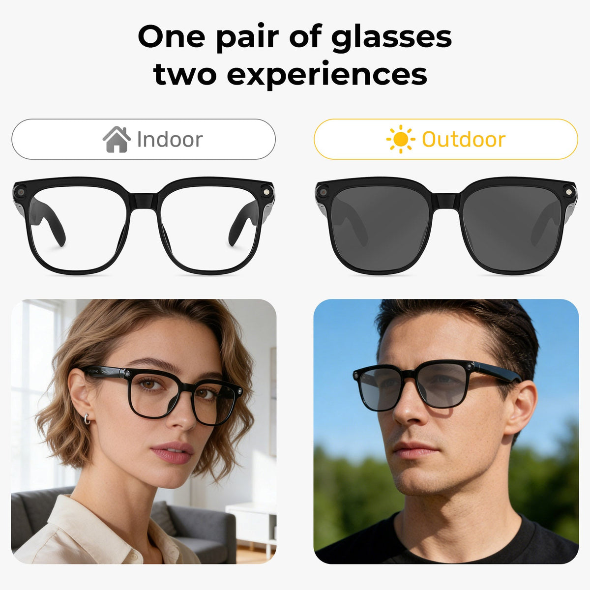 Virasight Smart 01 Photochromic AI Glasses smart glasses product image 4