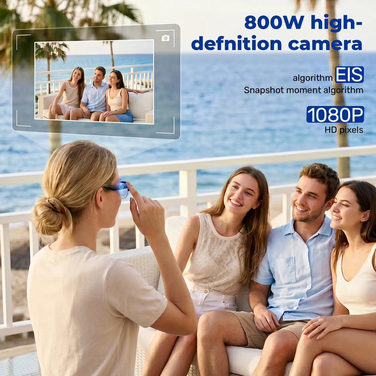 Virasight Smart 03 Gold Photochromic AI Glasses smart glasses product image 7