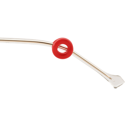 Vira Grip Sleeves shown fitted to a glasses temple tip
