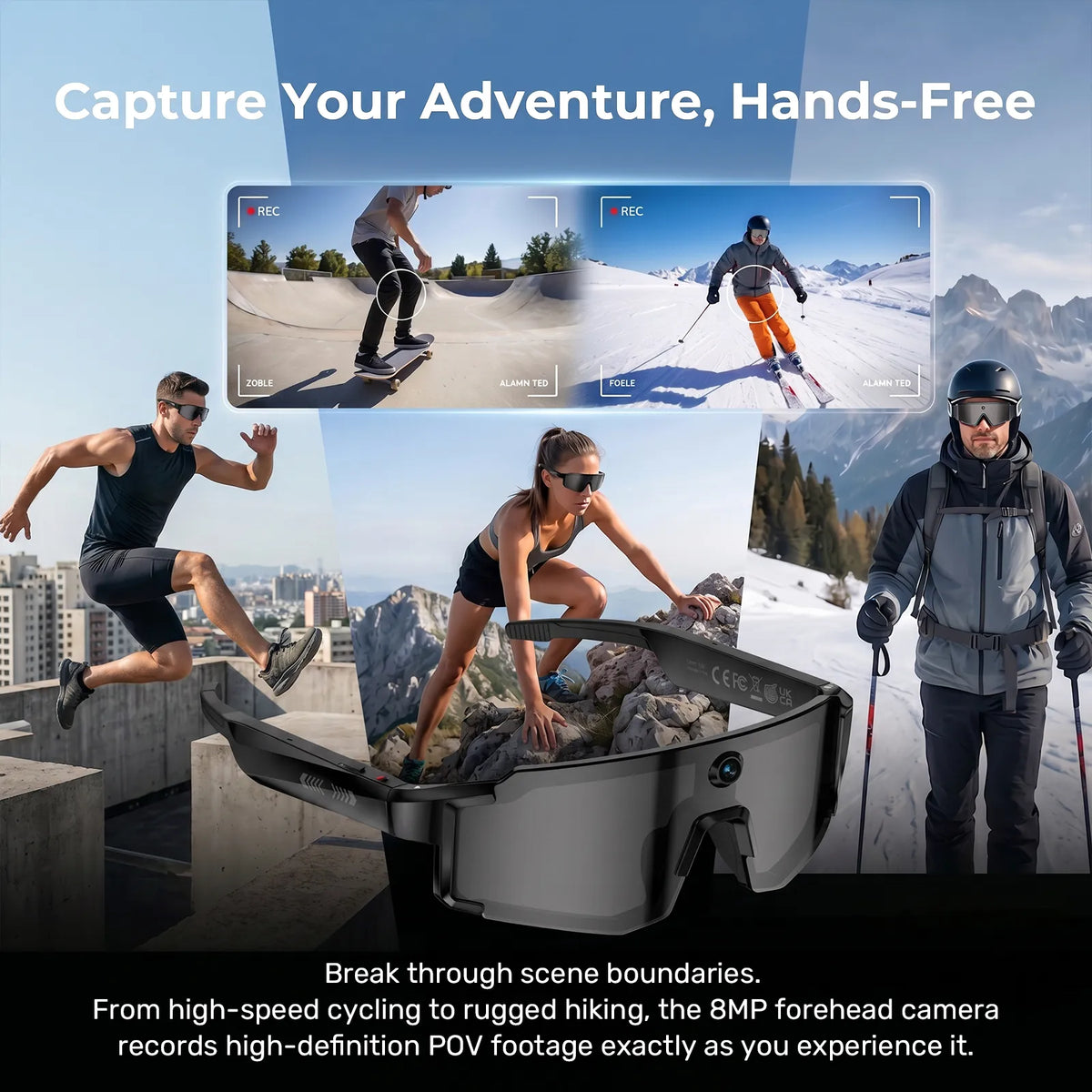 Virasight Smart 05 Black Sport AI Glasses smart glasses product image 5