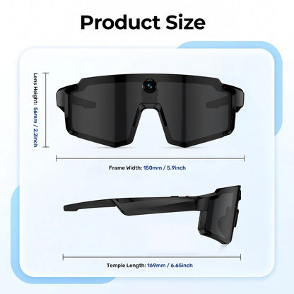 Virasight Smart 05 Black Sport AI Glasses smart glasses product image 3