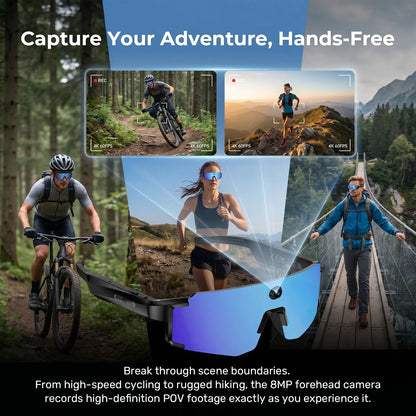 Virasight Smart 05 Black Blue Sport AI Glasses smart glasses product image 5