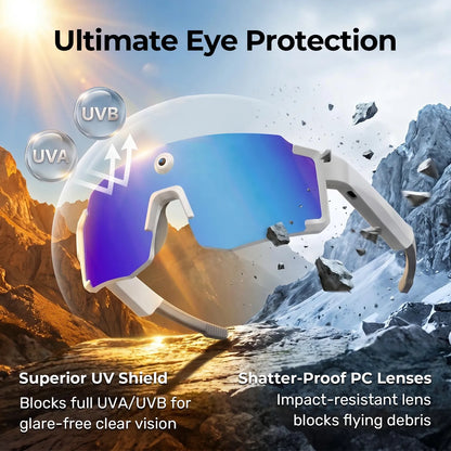 Virasight Smart 05 White Blue Sport AI Glasses smart glasses product image 4