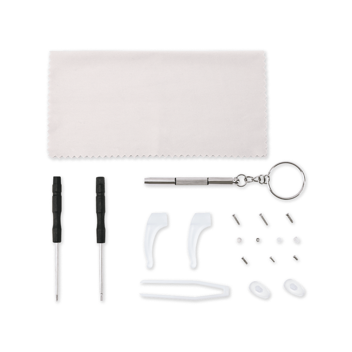Vira Repair Kit screws, nose pads and tweezers