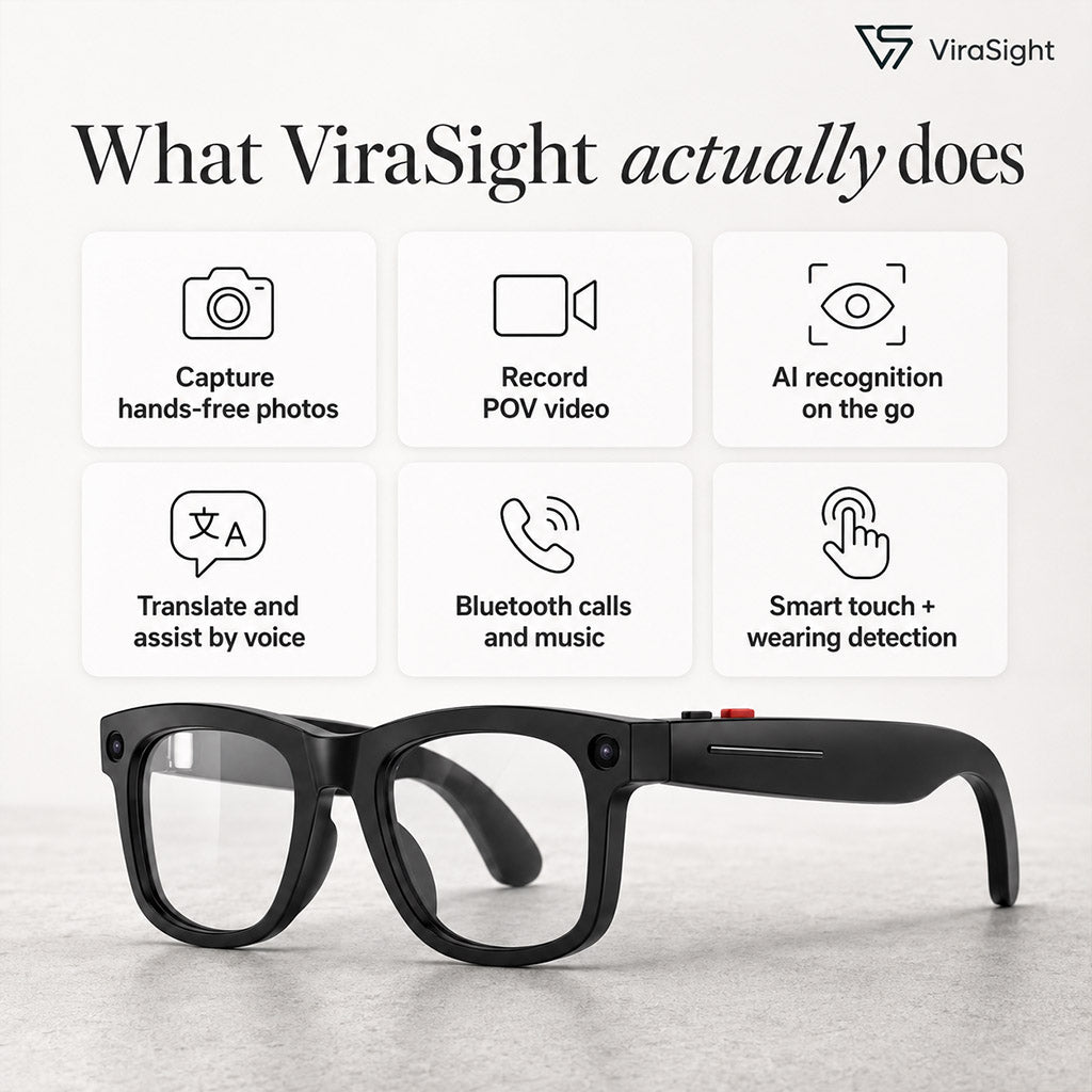 Vira Lite AI Smart Glasses