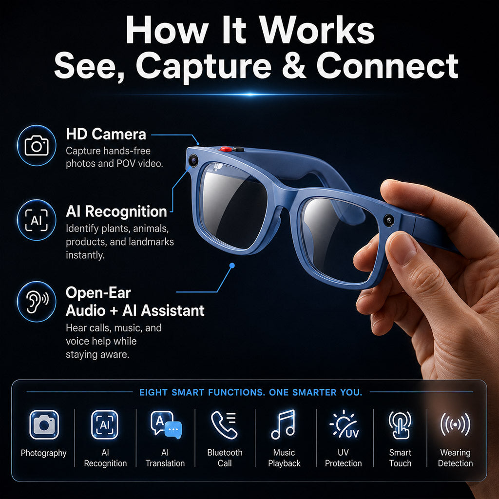 Vira Lite AI Smart Glasses