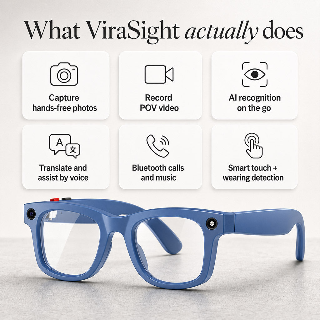 Vira Lite AI Smart Glasses