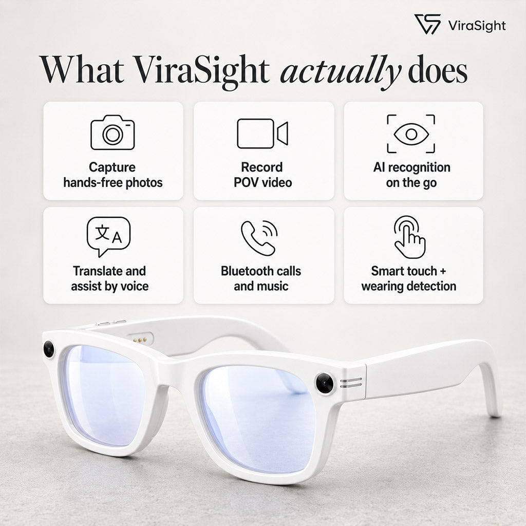 Vira Lite AI Smart Glasses
