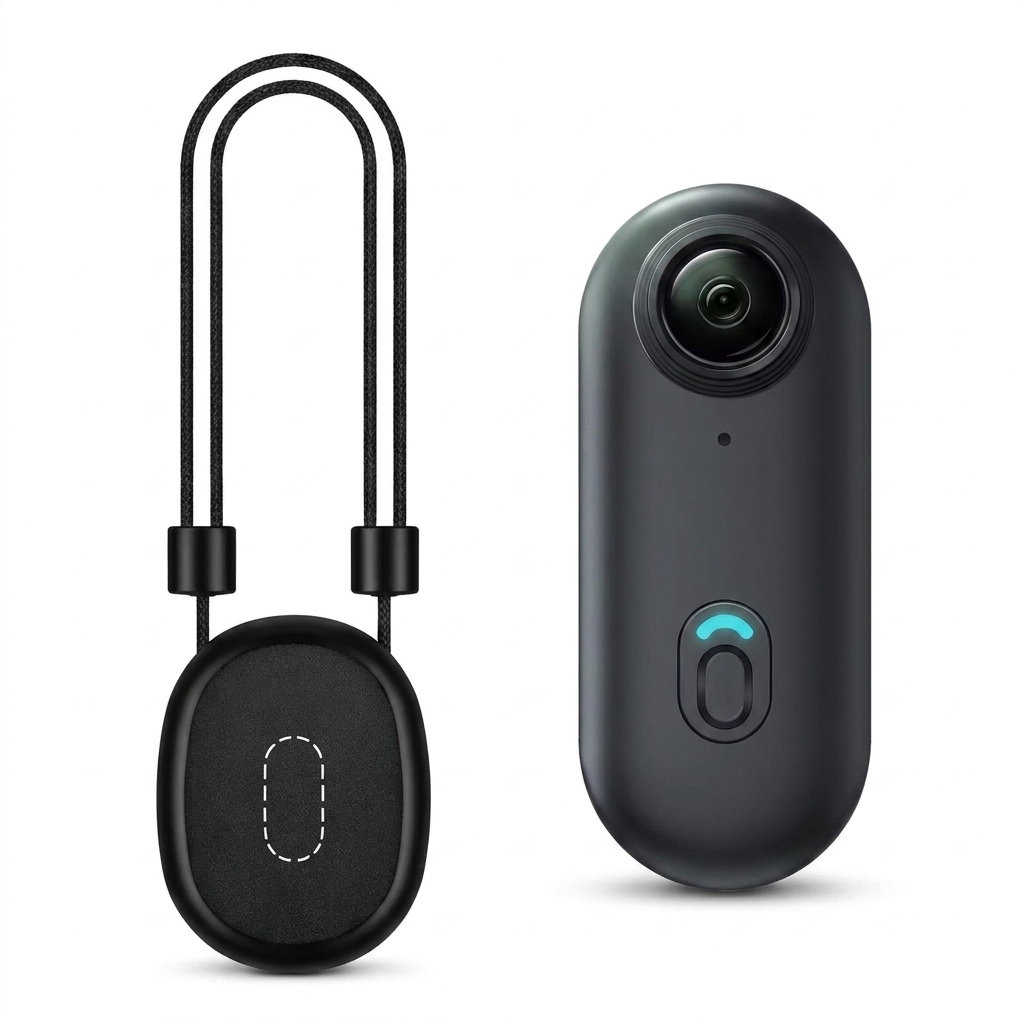Vira Clip 4K action camera in black