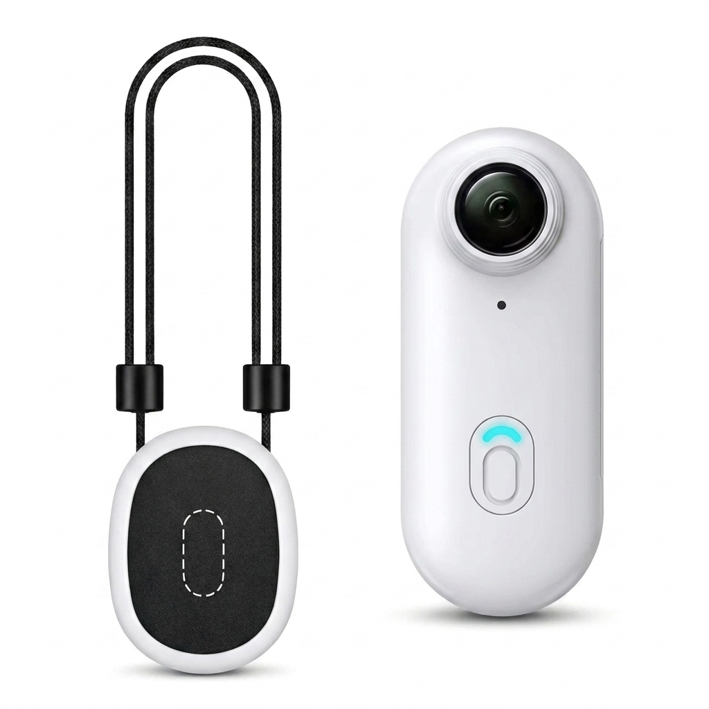 Vira Clip 4K action camera in white